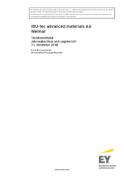 Annual Financial Statements and Supervisory Board Report 2018