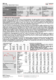 Warburg Research: IBU-tec Comment - 25th of May 2020