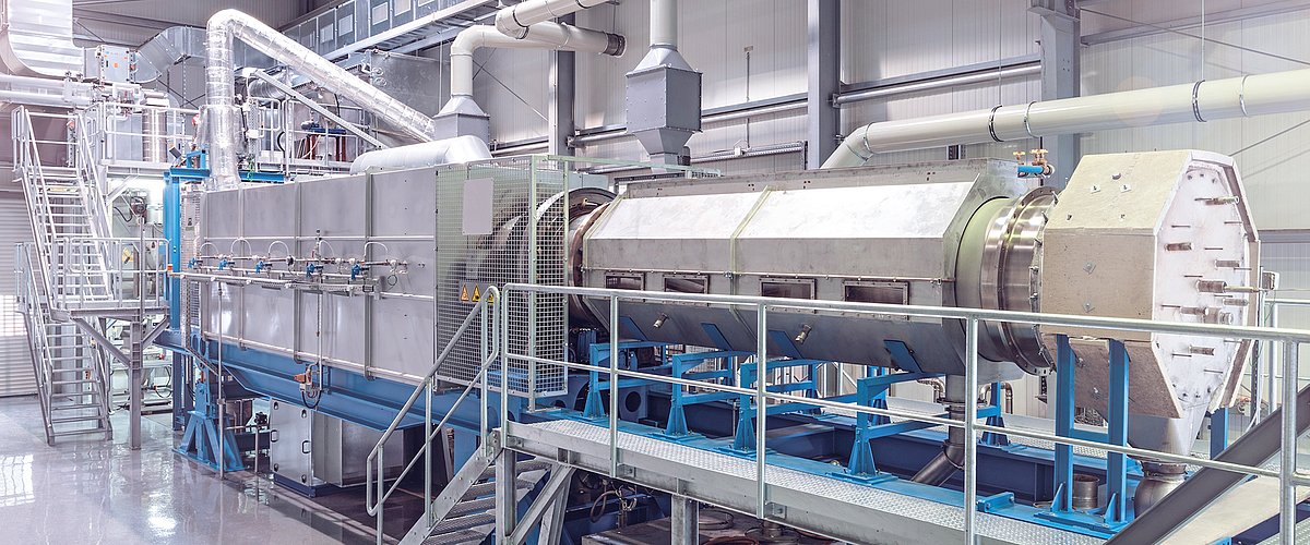 Indirectly heated rotary kiln for trials and scale-up like tolling and contract manufacturing